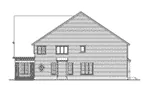 Modern House Plan Right Elevation - Seclusion Point Cottage Home 071D-0153 - Shop House Plans and More