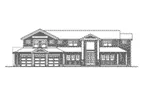 Arts & Crafts House Plan Front Elevation - Granada Luxury Home 071D-0154 - Search House Plans and More