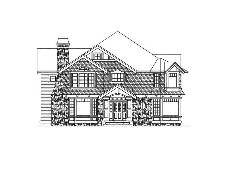 Arts & Crafts House Plan Front Elevation - Fauna Craftsman Home 071D-0157 - Search House Plans and More