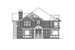 Craftsman House Plan Front Elevation - Fauna Craftsman Home 071D-0157 - Search House Plans and More