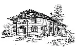 Traditional House Plan Front Image of House - Mehlview Southern Home 071D-0159 - Shop House Plans and More