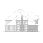 Contemporary House Plan Left Elevation - Moravia Luxury Southern Home 071D-0161 - Shop House Plans and More