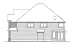 Arts & Crafts House Plan Right Elevation - Moravia Luxury Southern Home 071D-0161 - Shop House Plans and More