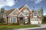 Modern House Plan Front Image - Eton Place Tudor Home 071D-0162 - Search House Plans and More