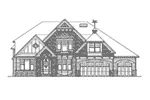 Modern House Plan Front Elevation - Eton Place Tudor Home 071D-0162 - Search House Plans and More