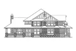 Traditional House Plan Front Elevation - Thistledale Farmhouse 071D-0163 - Shop House Plans and More