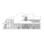 Traditional House Plan Left Elevation - Thistledale Farmhouse 071D-0163 - Shop House Plans and More