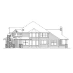 Traditional House Plan Rear Elevation - Thistledale Farmhouse 071D-0163 - Shop House Plans and More