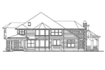 Contemporary House Plan Rear Elevation - Cannaday Country Victorian Home 071D-0164 - Search House Plans and More