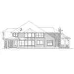 Contemporary House Plan Rear Elevation - Cannaday Country Victorian Home 071D-0164 - Search House Plans and More