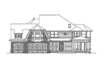 Contemporary House Plan Right Elevation - Cannaday Country Victorian Home 071D-0164 - Search House Plans and More
