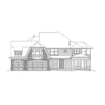 Contemporary House Plan Right Elevation - Cannaday Country Victorian Home 071D-0164 - Search House Plans and More