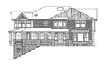 Modern House Plan Front Elevation - Medway Tudor Home 071D-0166 - Shop House Plans and More
