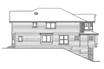Modern House Plan Rear Elevation - Medway Tudor Home 071D-0166 - Shop House Plans and More