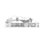 Modern House Plan Left Elevation - Estridge Craftsman Home 071D-0167 - Search House Plans and More