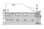 Colonial House Plan Left Elevation - Suson Park Colonial Home 071D-0168 - Shop House Plans and More