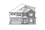 Traditional House Plan Front Elevation - Esteban Luxury Craftsman Home 071D-0169 - Search House Plans and More