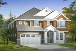 Southern House Plan Front of Home - Esteban Luxury Craftsman Home 071D-0169 - Search House Plans and More