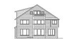 Traditional House Plan Rear Elevation - Esteban Luxury Craftsman Home 071D-0169 - Search House Plans and More