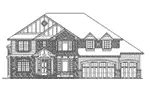 Craftsman House Plan Front Elevation - Summer Ridge Traditional Home 071D-0170 - Shop House Plans and More