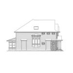 Craftsman House Plan Left Elevation - Summer Ridge Traditional Home 071D-0170 - Shop House Plans and More