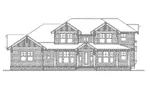 Arts & Crafts House Plan Front Elevation - Carberry Craftsman Home 071D-0172 - Search House Plans and More