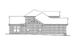 Arts & Crafts House Plan Left Elevation - Carberry Craftsman Home 071D-0172 - Search House Plans and More
