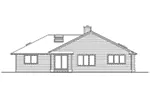 Traditional House Plan Rear Elevation - Broadridge Country Ranch Home 071D-0217 - Search House Plans and More