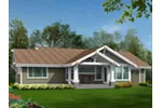 Shingle House Plan Color Image of House - Sedgemore Ranch Home 071D-0218 - Shop House Plans and More
