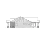 Shingle House Plan Right Elevation - Sedgemore Ranch Home 071D-0218 - Shop House Plans and More