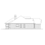 Ranch House Plan Left Elevation - Whispering Pine Traditional 071D-0219 - Shop House Plans and More