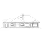 Ranch House Plan Rear Elevation - Whispering Pine Traditional 071D-0219 - Shop House Plans and More