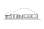 Ranch House Plan Rear Elevation - Jade Forest Country Ranch Home 071D-0220 - Search House Plans and More