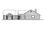 Ranch House Plan Right Elevation - Painesville Ranch Home 071D-0221 - Shop House Plans and More