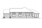 Ranch House Plan Right Elevation - Cameo Great Ranch Home 071D-0222 - Search House Plans and More