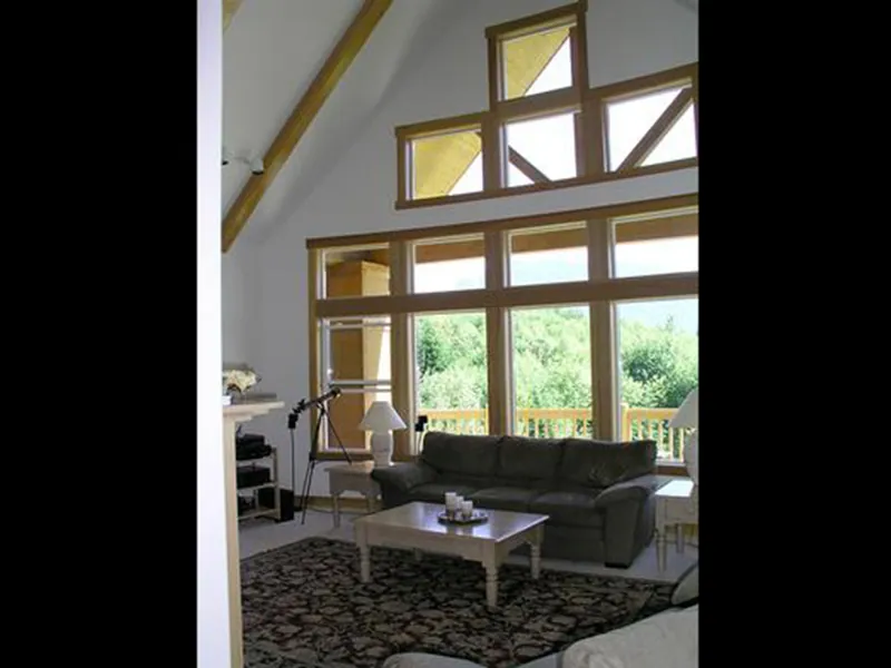 Craftsman House Plan Family Room Photo 03 - Malton Ridge Luxury Home 071D-0223 - Shop House Plans and More