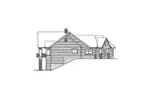 Craftsman House Plan Left Elevation - Malton Ridge Luxury Home 071D-0223 - Shop House Plans and More