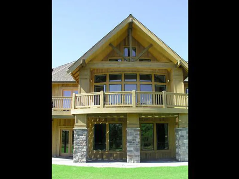 Ranch House Plan Rear Entry Photo - Malton Ridge Luxury Home 071D-0223 - Shop House Plans and More