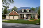 Shingle House Plan Front Photo 02 - Franklin Place Craftsman Home 071D-0225 - Search House Plans and More