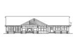 Shingle House Plan Rear Elevation - Franklin Place Craftsman Home 071D-0225 - Search House Plans and More