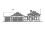 Ranch House Plan Front Elevation - Weyburn Craftsman Home 071D-0227 - Shop House Plans and More