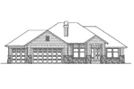Arts & Crafts House Plan Front Elevation - Armadale Rustic Home 071D-0228 - Search House Plans and More