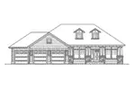 Arts & Crafts House Plan Front Elevation - Twingate Craftsman Home 071D-0229 - Shop House Plans and More