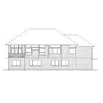 Arts & Crafts House Plan Rear Elevation - Twingate Craftsman Home 071D-0229 - Shop House Plans and More