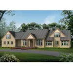 Sleek Craftsman House Plan With Prominent Windows