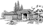 Luxury House Plan Front Image of House - Mabel Place Luxury Ranch Home 071D-0233 - Shop House Plans and More