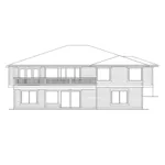 Shingle House Plan Rear Elevation - Mabel Place Luxury Ranch Home 071D-0233 - Shop House Plans and More