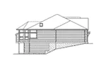 Craftsman House Plan Left Elevation - Fischer Craftsman Style Home 071D-0234 - Search House Plans and More