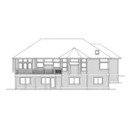 Country House Plan Rear Elevation - Fischer Craftsman Style Home 071D-0234 - Search House Plans and More