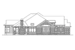 Ranch House Plan Left Elevation - Point Pleasant Craftsman Home 071D-0236 - Shop House Plans and More